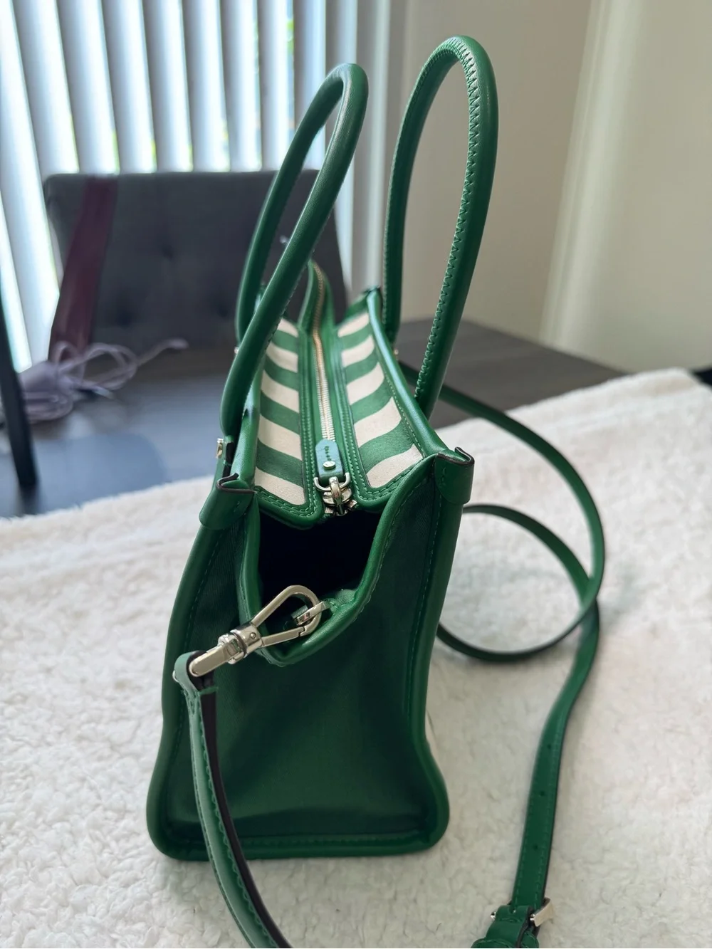 kate spade compact striped